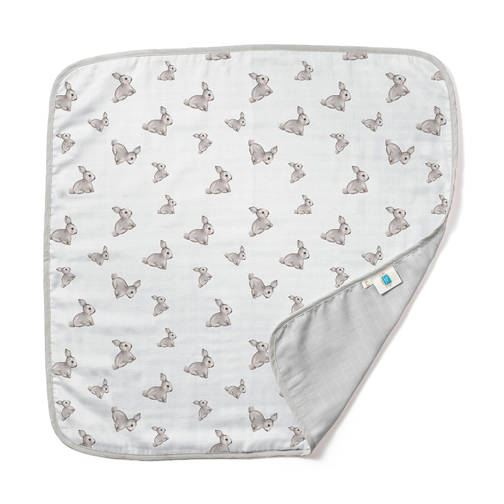 Double Layer Muslin Baby Blanket | Reversible | 0-12 Months | Deux Lapins UK