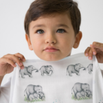 Muslin Swaddle Blanket 100X100cm - Les Elephants