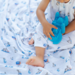 Muslin Swaddle Blanket 70x70cm - Bébé Lapin