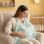 Muslin Nursing Cover - Mono Lapin Matcha Green