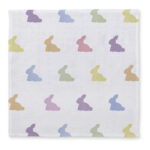 Muslin Burp Cloth Medium - Rainbow Lapin