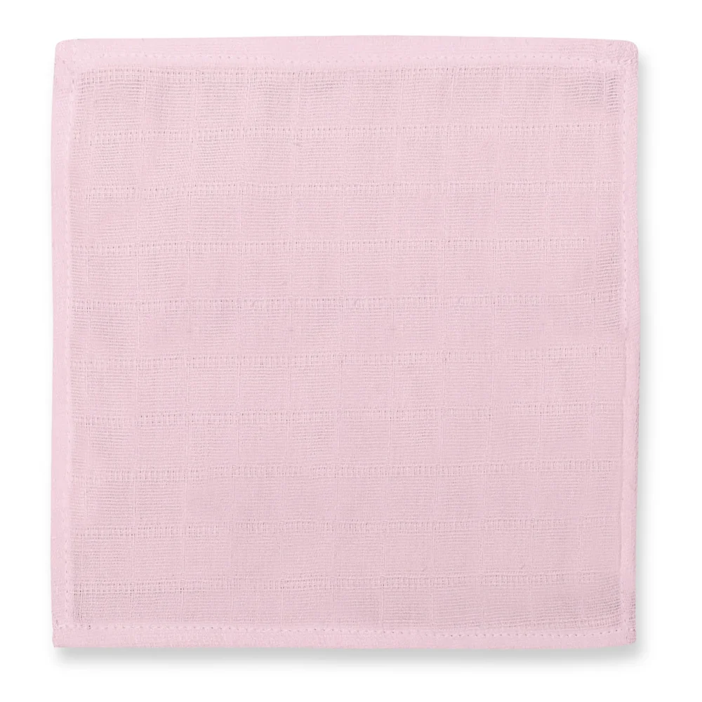 Small Muslin Squares UK | Pack of 5 | 20x20 cm | Baby Burp Cloths | Deux Lapins