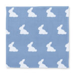 Muslin Burp Cloth Small (5 pcs) - Mono Lapin Royal Blue