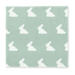 Muslin Burp Cloth Small (5 pcs) - Mono Lapin Matcha Green