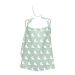 Muslin Nursing Cover - Mono Lapin Matcha Green - Image 5